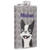 Boston Terrier フラスク (右)