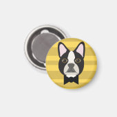 Boston Terrier マグネット (正面/裏面)