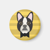 Boston Terrier マグネット (正面)