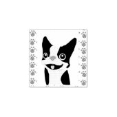 Boston Terrier ラバースタンプ (インプリント)