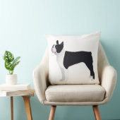 Boston Terrier Basic Breedカスタマイズ可能デザイン クッション (椅子)