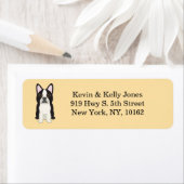 Boston Terrier beige ラベル (インサイチュ)