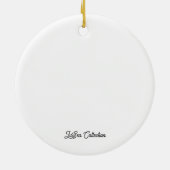 Boston Terrier Christmas Ornament セラミックオーナメント (裏面)