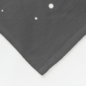 Boston Terrier Christmas Santa Hat  フリースブランケット (角)