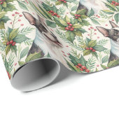 Boston Terrier Christmas Wrapping Paper ラッピングペーパー (ロールコーナー)