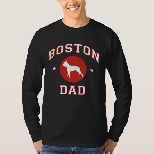 Boston Terrier Dad Tシャツ (正面)