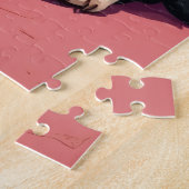 Boston Terrier Dapper Valentine's Day Monocle ジグソーパズル (側面)