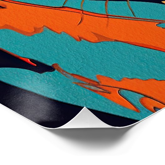 Boston Terrier Dog 003 - Bruno Pokopen ポスター (コーナー)