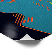 Boston Terrier Dog 005 - Bruno Pokopen ポスター (コーナー)