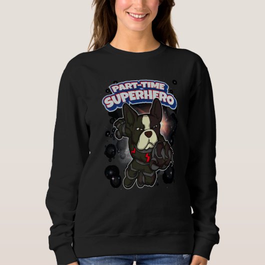 Boston Terrier Dog Breed  174 スウェットシャツ (正面)