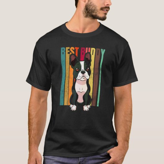 Boston Terrier Dog Breed  86 Tシャツ (正面)