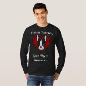 Boston Terrier Dog Owner Boston Terriers Love Thei Tシャツ (正面フル)