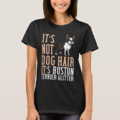 Boston Terrier Dog Puppies Owner Lover 1 Tシャツ (正面)