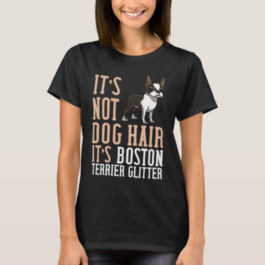 Boston Terrier Dog Puppies Owner Lover 1 Tシャツ (正面)