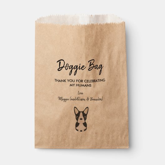 Boston Terrier Doggieバッグfor 結婚's, Favoritesバッグ フェイバーバッグ (正面)