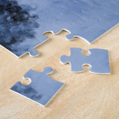 Boston Terrier Flowers Dog Art Photo Painting  ジグソーパズル (側面)