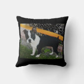 Boston Terrier - Fun Haver クッション (裏面)