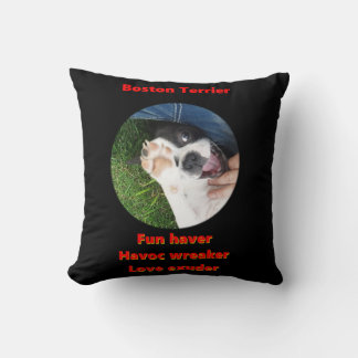 Boston Terrier - Fun Haver クッション
