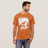 Boston Terrier Halloween Costume Bostie Moon Tシャツ (正面フル)