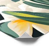 Boston Terrier In Bathtub Poster, Funny Dog ポスター (角)