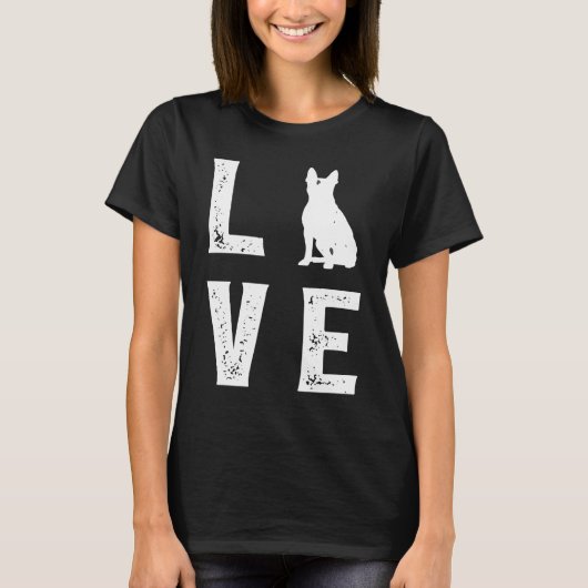 Boston Terrier Love  1 Tシャツ (正面)