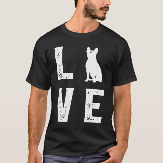 Boston Terrier Love  1 Tシャツ (正面)