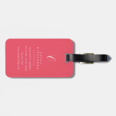 Boston Terrier Luggage Tags ラゲッジタグ (裏面横)