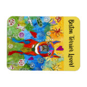 Boston Terrier Magnet 3"x4" マグネット (横)