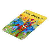 Boston Terrier Magnet 3"x4" マグネット (左側)