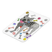 Boston Terrier Magnet 3"x4" マグネット (左側)