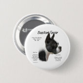 Boston Terrier Meet the Breed – ボタン 缶バッジ (正面&裏面)