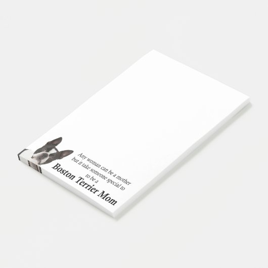 Boston Terrier Mom Post-It Notes ポストイット (アングル)