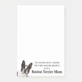 Boston Terrier Mom Post-It Notes ポストイット (正面)