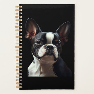 Boston Terrier - Oil Paint Classic T-Shirt プランナー手帳