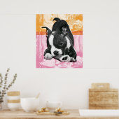 Boston Terrier - poster ポスター (キッチン)