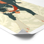 Boston Terrier Print ポスター (角)