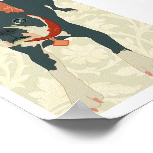 Boston Terrier Print ポスター (角)