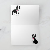 Boston Terrier Thank You Notes サンキューカード (内部)