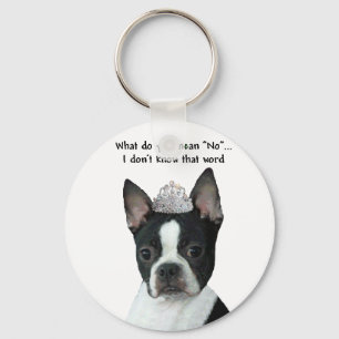 Boston Terrier: What Do You Mean "No"? キーホルダー