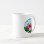 Boston Terrier Yoga Meditating Dog Bless You Zen  コーヒーマグカップ (正面右)