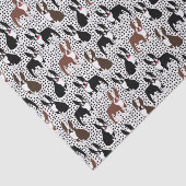 Boston Terriers Cute Puppy Dog Pattern 薄葉紙 (詳細)