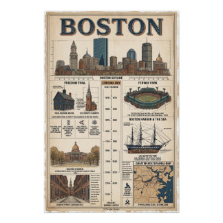 Boston, USA ポスター