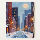 Boston Winter | Massachusetts City Watercolor プランナー手帳 (裏面)