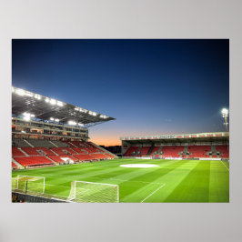 Bosuil Stadion - Royal Antwerp FC - Zonsondergang ポスター