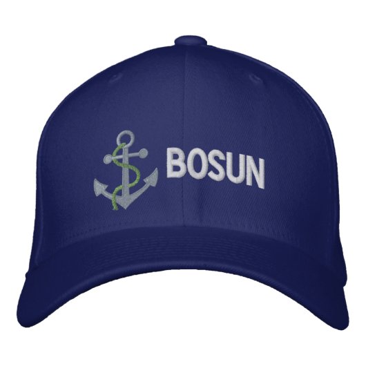 BOSUN Yacht Embroidered Cap 刺繍入りキャップ (正面)