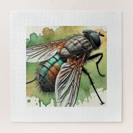 Bot fly 260924IREF250 - Watercolor ジグソーパズル (縦)