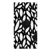 Botanic Balance" Black & White Glossy Poster ポスター (正面)