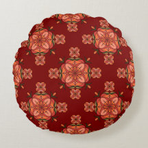 Botanic Bloom Round Pillow