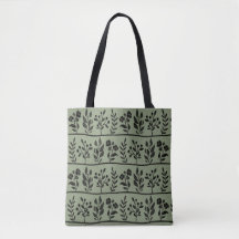 Botanic Rhapsody Black Floral Silhouette Botanical