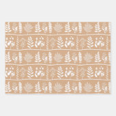 Botanic Rhythm Botanical Silhouettes Set ラッピングペーパーシート (正面)